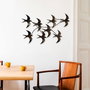 Wallity Flying Birds 1 Escultura de Pared de Metal Multicolor